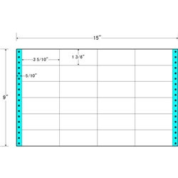 東洋印刷 M15H [タックフォームラベル 15x9インチ 24面 500折]