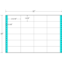 東洋印刷 M15N [タックフォームラベル 15x10インチ 24面 500折]