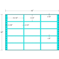 東洋印刷 MH15H [タックフォームラベル 15x10インチ 15面 500折]