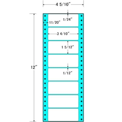 東洋印刷 MM4A [タックフォームラベル 4 5/10x12インチ 8面 1000折]