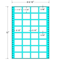 東洋印刷 MM8J [タックフォームラベル 8 6/10x12インチ 32面 500折]