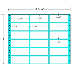 東洋印刷 MT12J [タックフォームラベル 12 5/10x10インチ 18面 500折]