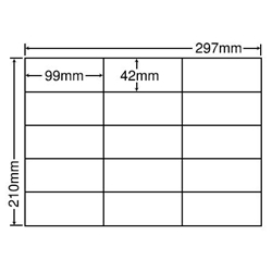 東洋印刷 C15G [シートカットラベル A4 15面(500シート)]