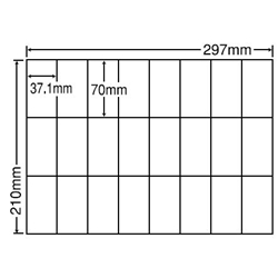 東洋印刷 C24U [シートカットラベル A4 24面(500シート)]