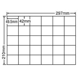 東洋印刷 C30P [シートカットラベル A4 30面(500シート)]