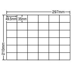 東洋印刷 C36P [シートカットラベル A4 36面(500シート)]