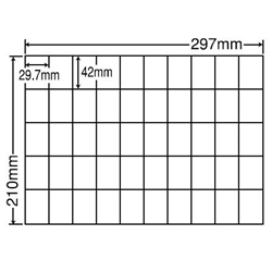 東洋印刷 C50B [シートカットラベル A4 50面(500シート)]