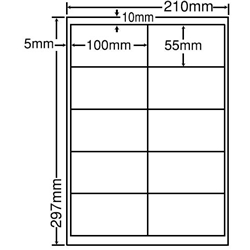 東洋印刷 LDW10MO [シートカットラベル A4 10面(500シート)]