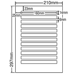 東洋印刷 LDW12E [シートカットラベル A4 12面(500シート)]