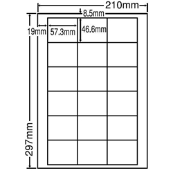 東洋印刷 LDW18U [シートカットラベル A4 18面(500シート)]