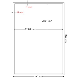 東洋印刷 LDW1ZB [シートカットラベル A4 1面(500シート)]