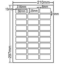 東洋印刷 LDW27A [シートカットラベル A4 27面(500シート)]