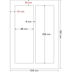 東洋印刷 LDW2Z [シートカットラベル A4 2面(500シート)]