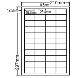 東洋印刷 LDW44C [シートカットラベル A4 44面(500シート)]