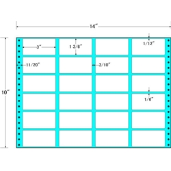 東洋印刷 MH14L [タックフォームラベル 14x10インチ 24面 500折]