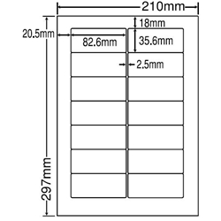 東洋印刷 RIA210 [シートカットラベル A4 14面(500シート)]