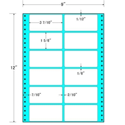 東洋印刷 M9D [タックフォームラベル 9x12インチ 12面 500折]
