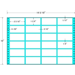 東洋印刷 MT14M [タックフォームラベル 14 5/10x10インチ 24面 500折]