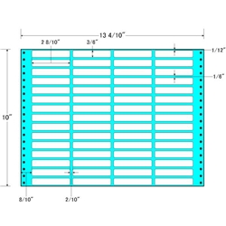 東洋印刷 MT13H [タックフォームラベル 13 4/10x10インチ 60面 500折]