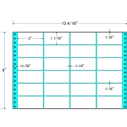 東洋印刷 MH13C [タックフォームラベル 13 4/10x9インチ 24面 500折]