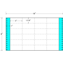 東洋印刷 MT14A [タックフォームラベル 14x8インチ 24面 500折]