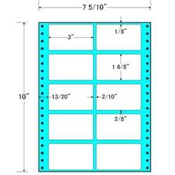 東洋印刷 MT7E [タックフォームラベル 7 5/10x10インチ 10面 1000折]