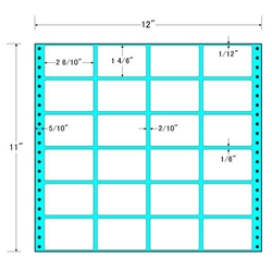 東洋印刷 MX12I [タックフォームラベル 12x11インチ 24面 500折]