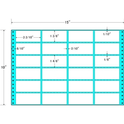 東洋印刷 MH15Y [タックフォームラベル 15x10インチ 24面 500折]