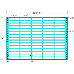 東洋印刷 MX14U [タックフォームラベル 14 5/10x10インチ 75面 500折]