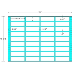 東洋印刷 MX15D [タックフォームラベル 15x10 3/6インチ 36面 500折]
