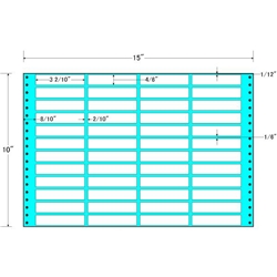 東洋印刷 MX15X [タックフォームラベル 15x10インチ 48面 500折]