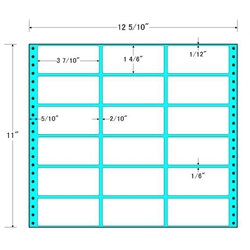 東洋印刷 MT12L [タックフォームラベル 12 5/10x11インチ 18面 500折]