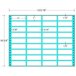 東洋印刷 MT13I [タックフォームラベル 13 5/10x10 3/6インチ 36面 500折]