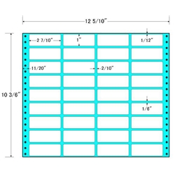 東洋印刷 MX12L [タックフォームラベル 12 5/10x10 3/6インチ 36面 500折]