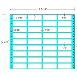 東洋印刷 MX12L [タックフォームラベル 12 5/10x10 3/6インチ 36面 500折]