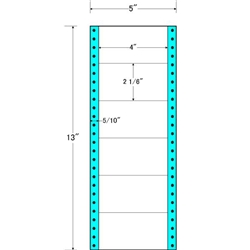 東洋印刷 MM5J [タックフォームラベル 5x13インチ 6面 1000折]