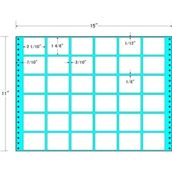 東洋印刷 MH15I [タックフォームラベル 15x11インチ 36面 500折]