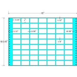 東洋印刷 MH15V [タックフォームラベル 15x10 3/6インチ 63面 500折]