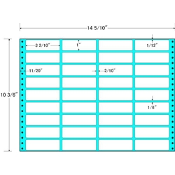 東洋印刷 MT14Z [タックフォームラベル 14 5/10x10 3/6インチ 36面 500折]