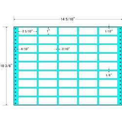 東洋印刷 MX14W [タックフォームラベル 14 5/10x10 3/6インチ 45面 500折]