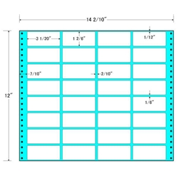 東洋印刷 MX14M [タックフォームラベル 14 2/10x12インチ 32面 500折]