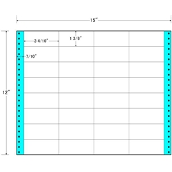 東洋印刷 MX15C [タックフォームラベル 15x12インチ 32面 500折]