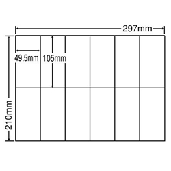 東洋印刷 C12PF [シートカットラベル A4 12面(500シート)]
