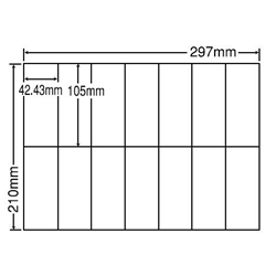 東洋印刷 C14QF [シートカットラベル A4 14面(500シート)]