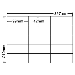 東洋印刷 C15GF [シートカットラベル A4 15面(500シート)]