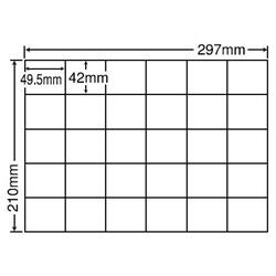 東洋印刷 C30PF [シートカットラベル A4 30面(500シート)]