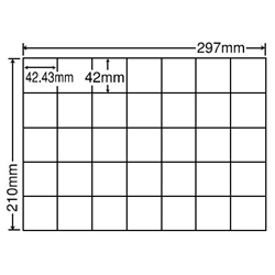 東洋印刷 C35QF [シートカットラベル A4 35面(500シート)]
