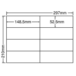 東洋印刷 C8IF [シートカットラベル A4 8面(500シート)]