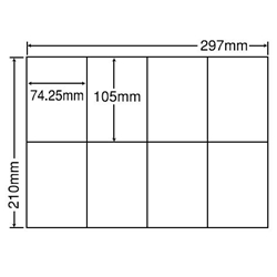 東洋印刷 C8SF [シートカットラベル A4 8面(500シート)]