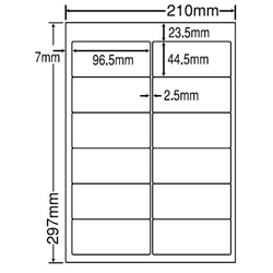 東洋印刷 ETB210F [シートカットラベル A4 12面(500シート)]
